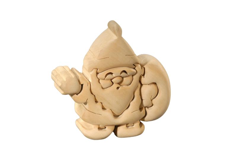 Babbo Natale puzzle 3d in legno