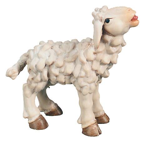 Lamb wood carved - color