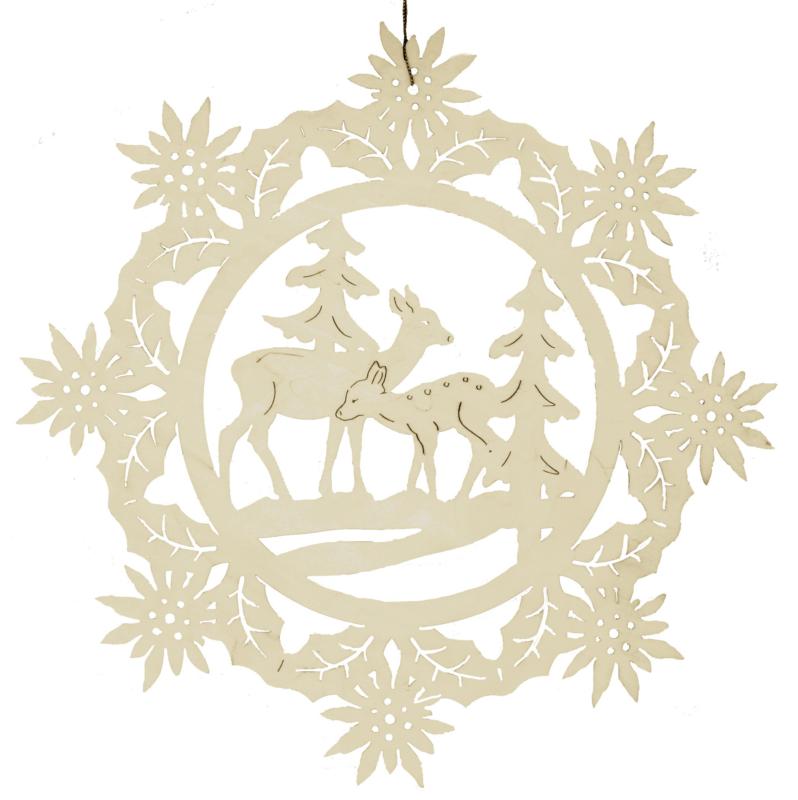 Laser cut Christbaumschmuck