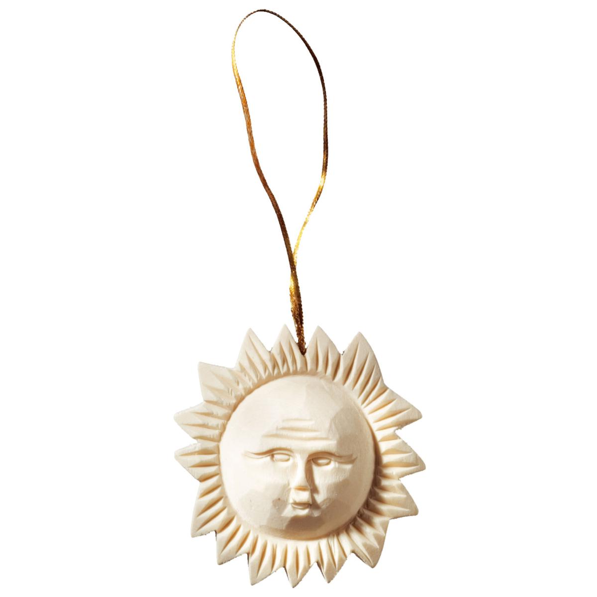 Sole in legno addobbo - naturale