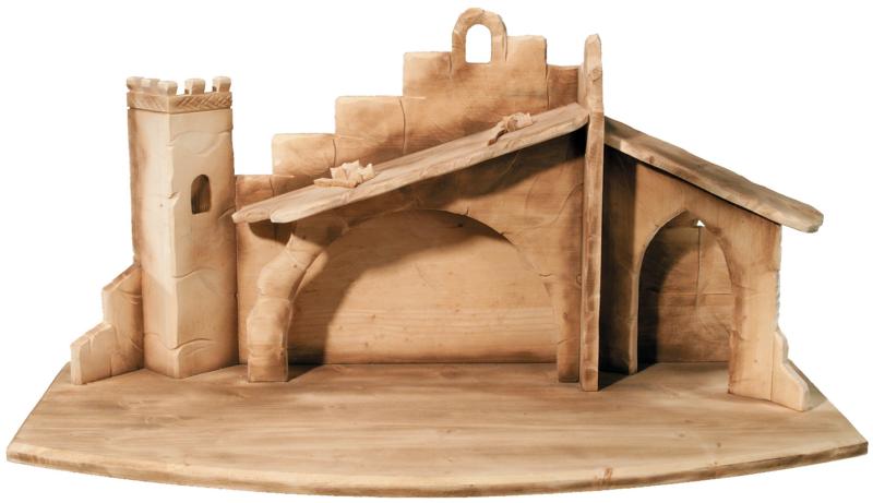 Caseta sencilla para belén moderno