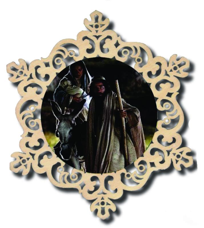 Circle with Flight into Egypt