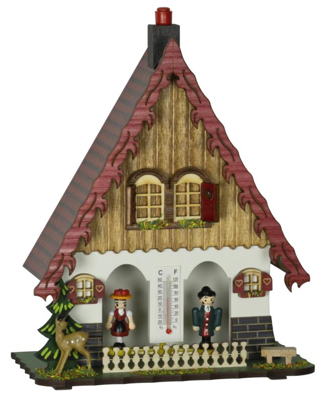 Casa del tiempo colorida