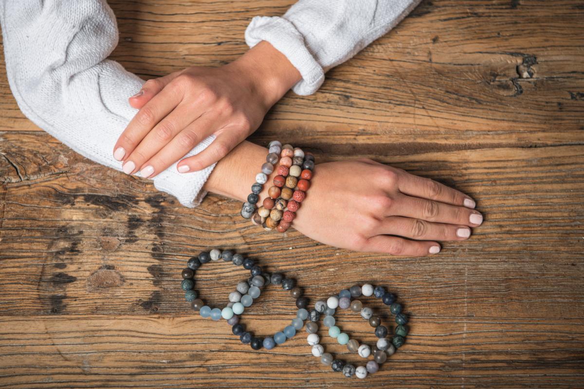 Pulsera de Piedra Planeta Júpiter