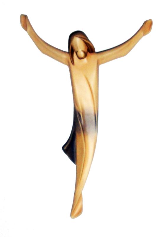 Christus Körper in modernen Stil - Blaues Tuch