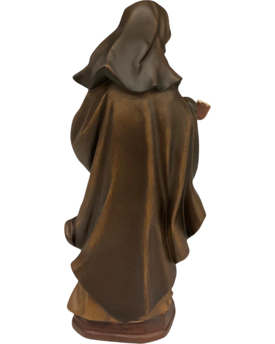 Santa Caterina da Siena scolpita in legno