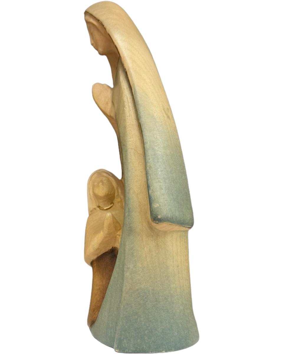 Our Lady of Lourdes Madonna wood carved