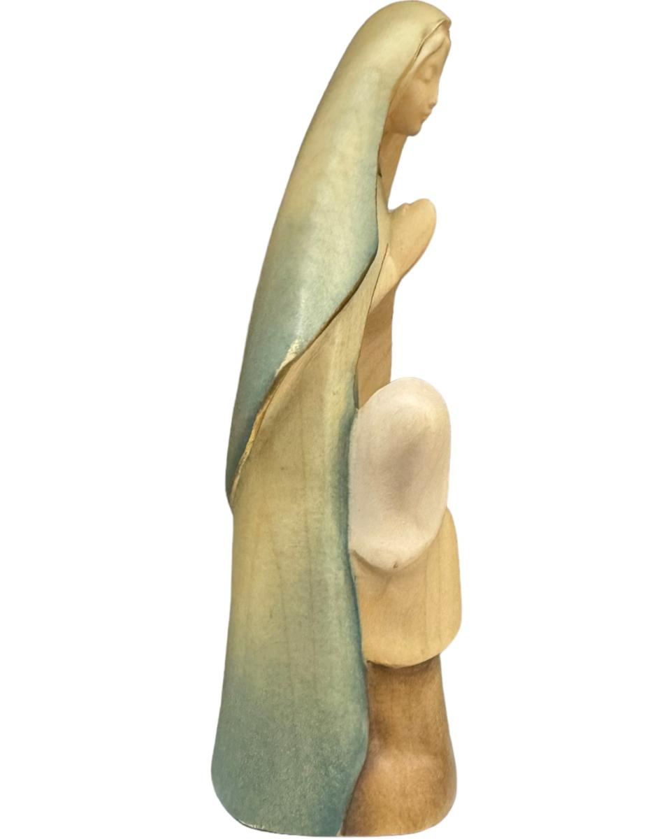 Our Lady of Lourdes Madonna wood carved