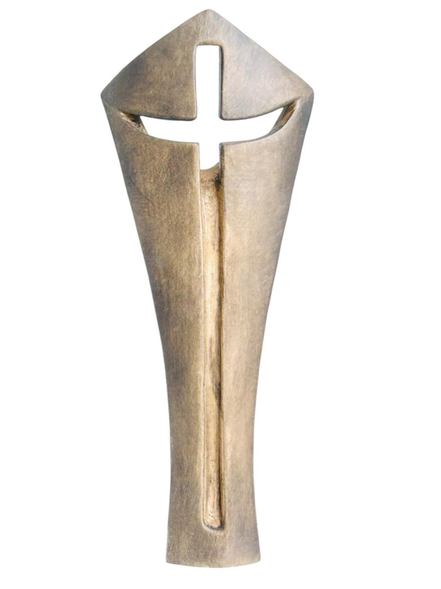 Modernes Kreuz aus Eschenholz