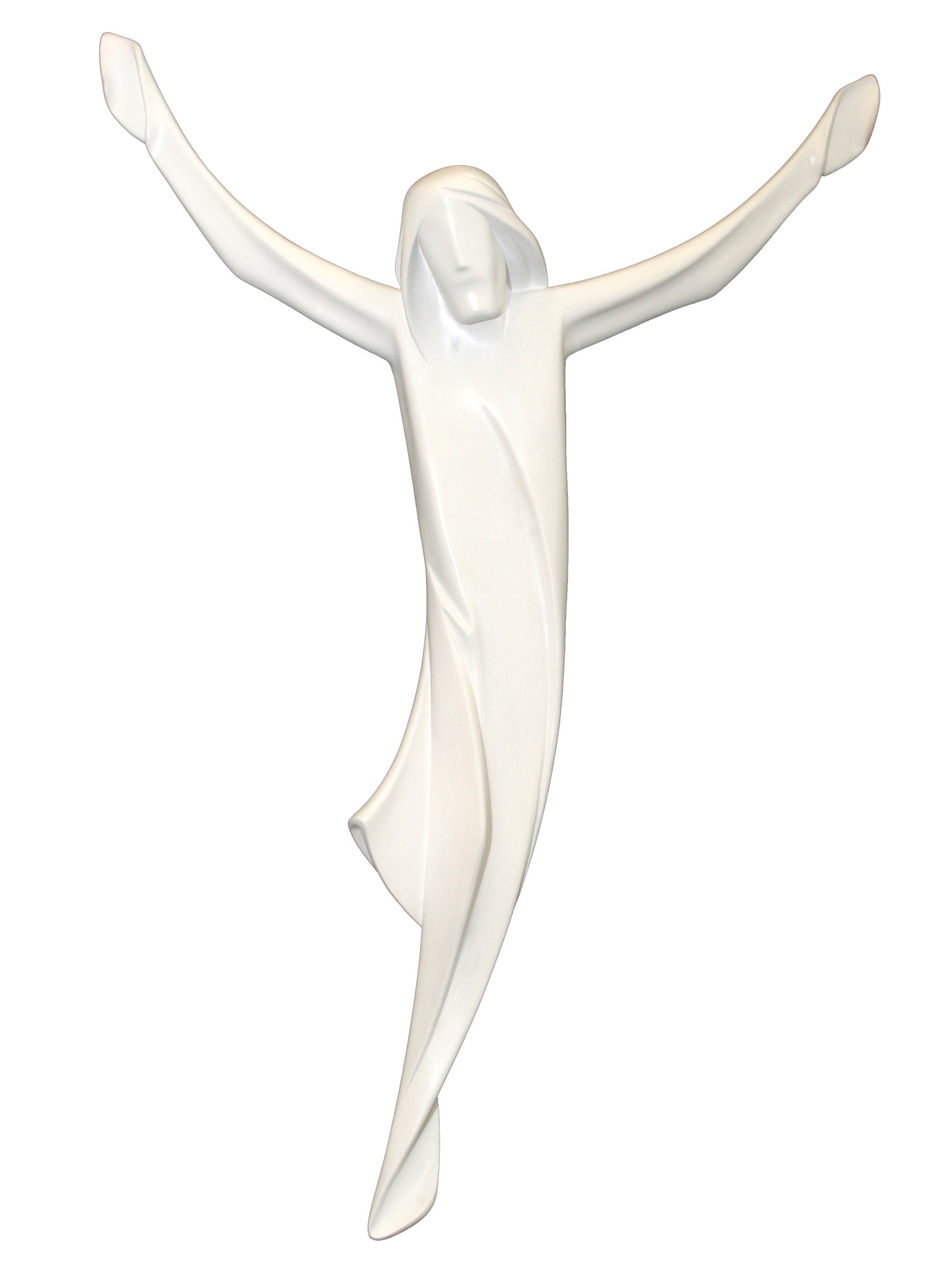 Christus Körper in modernen Stil - Blaues Tuch