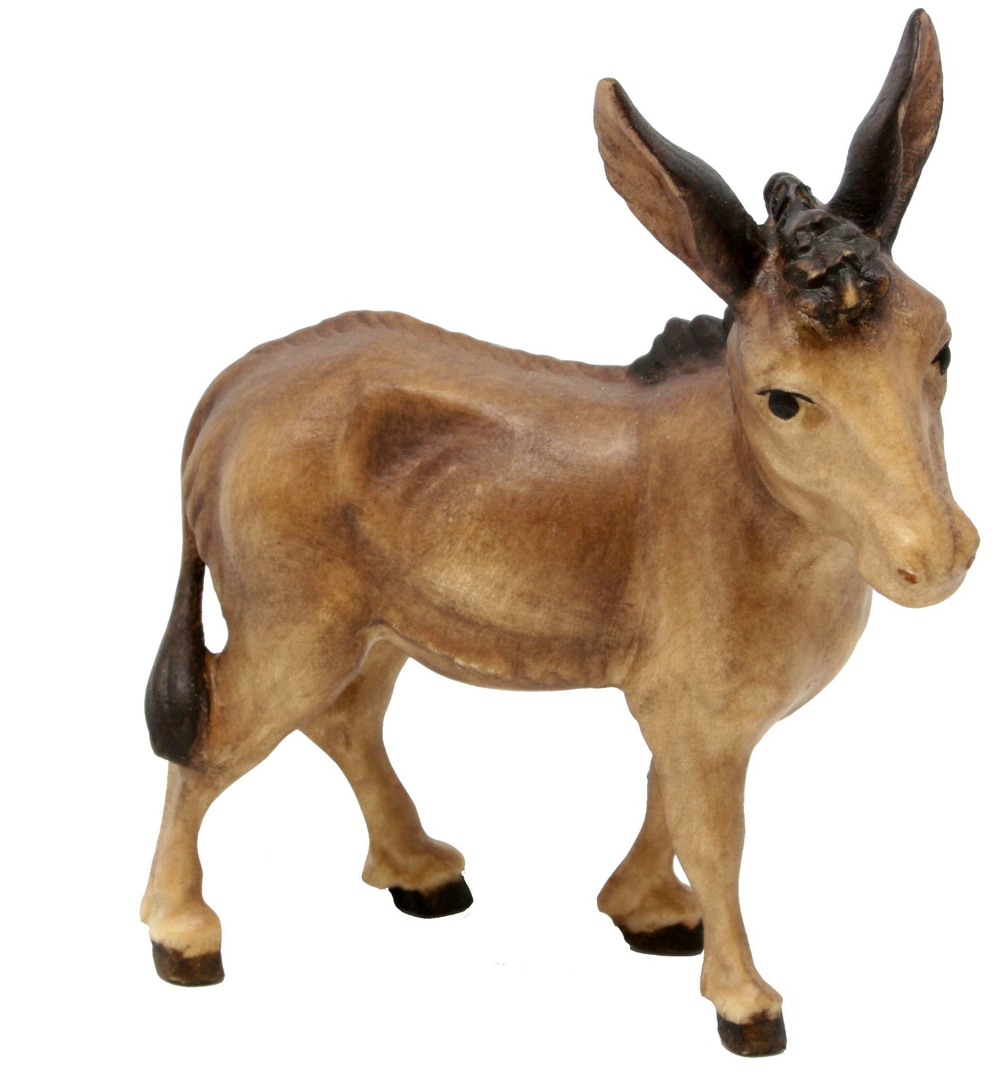 Burro de madera de pie - mit Ölfarben lasiert