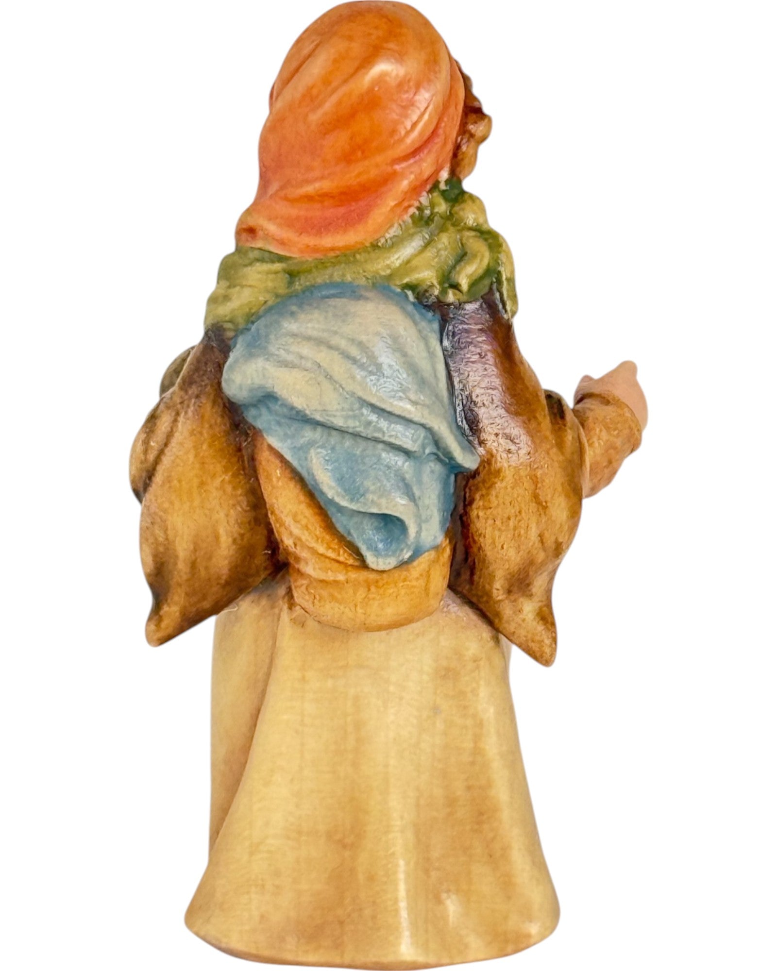 Young shepherdess for with rabbit - color