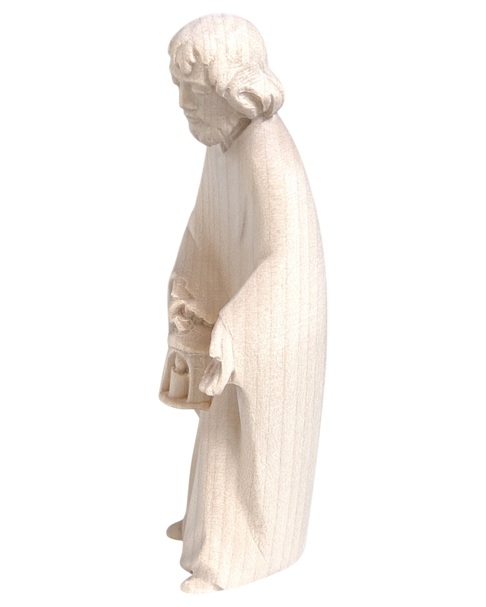 St. Joseph wood carved - color
