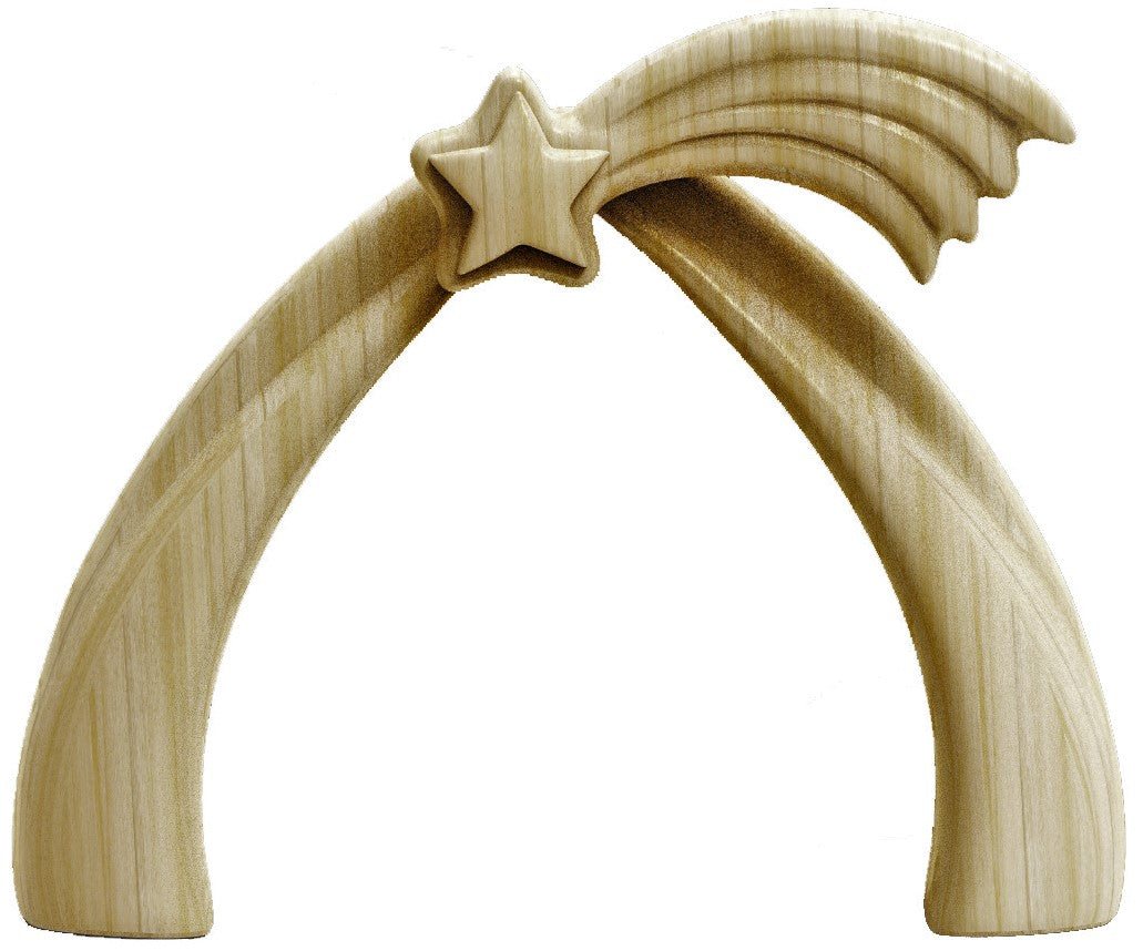Stella Crib with Comet in maple wood - color