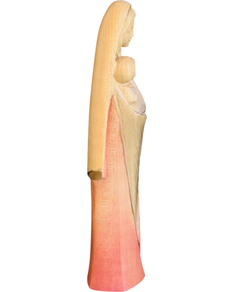 Modern Style wooden Madonna with Child