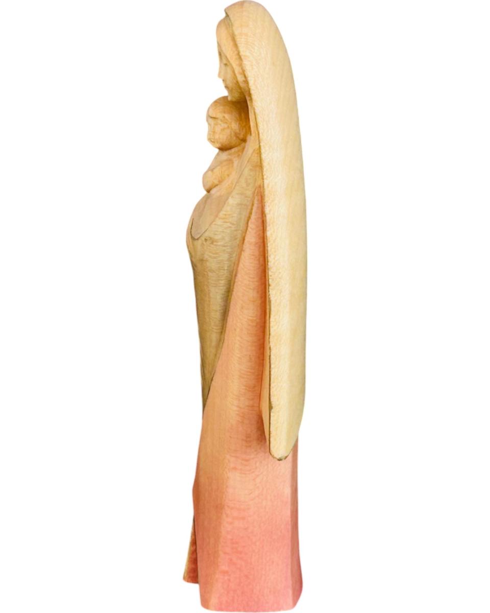 Modern Style wooden Madonna with Child