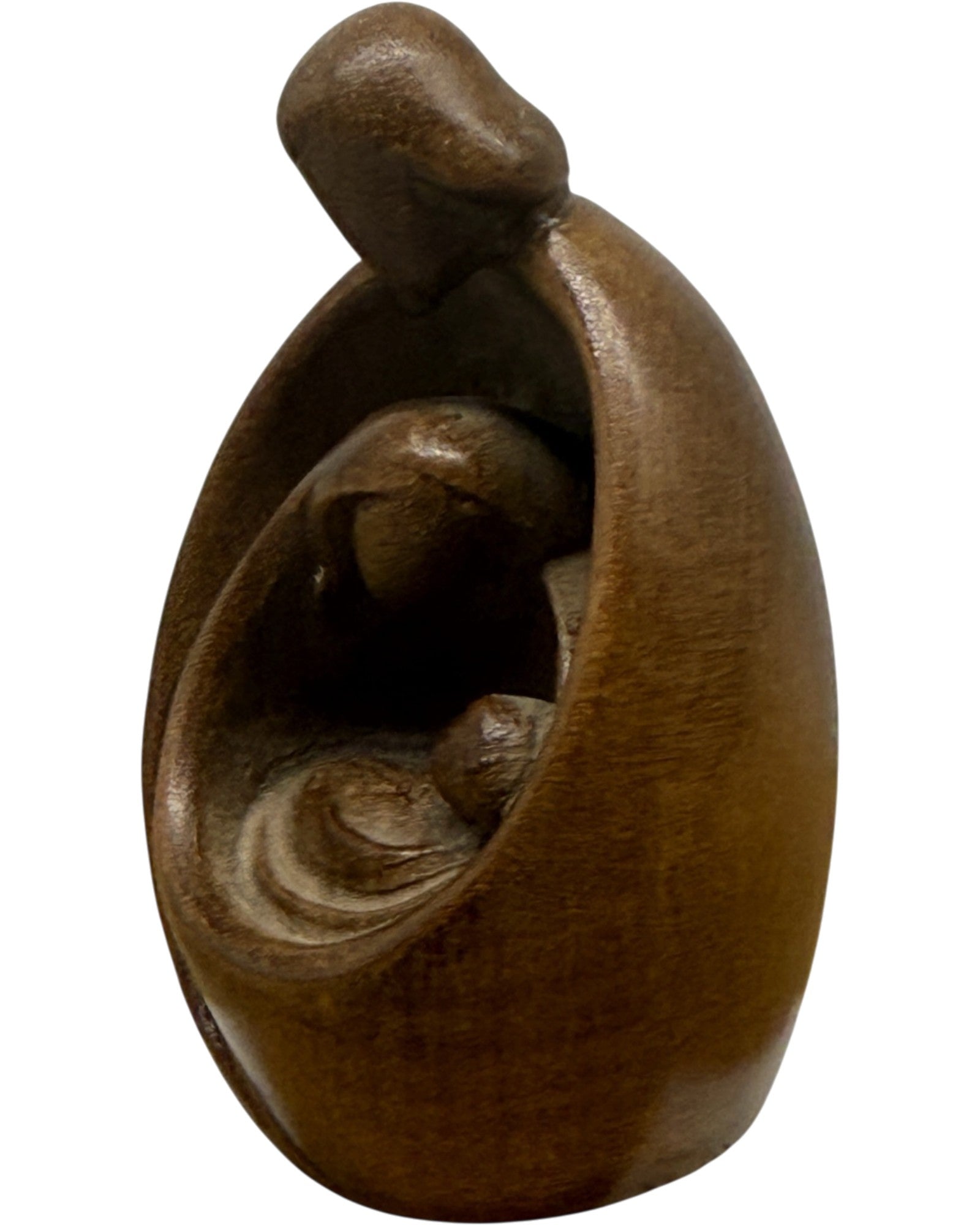 Modern Style Nativity Scene in wood - color
