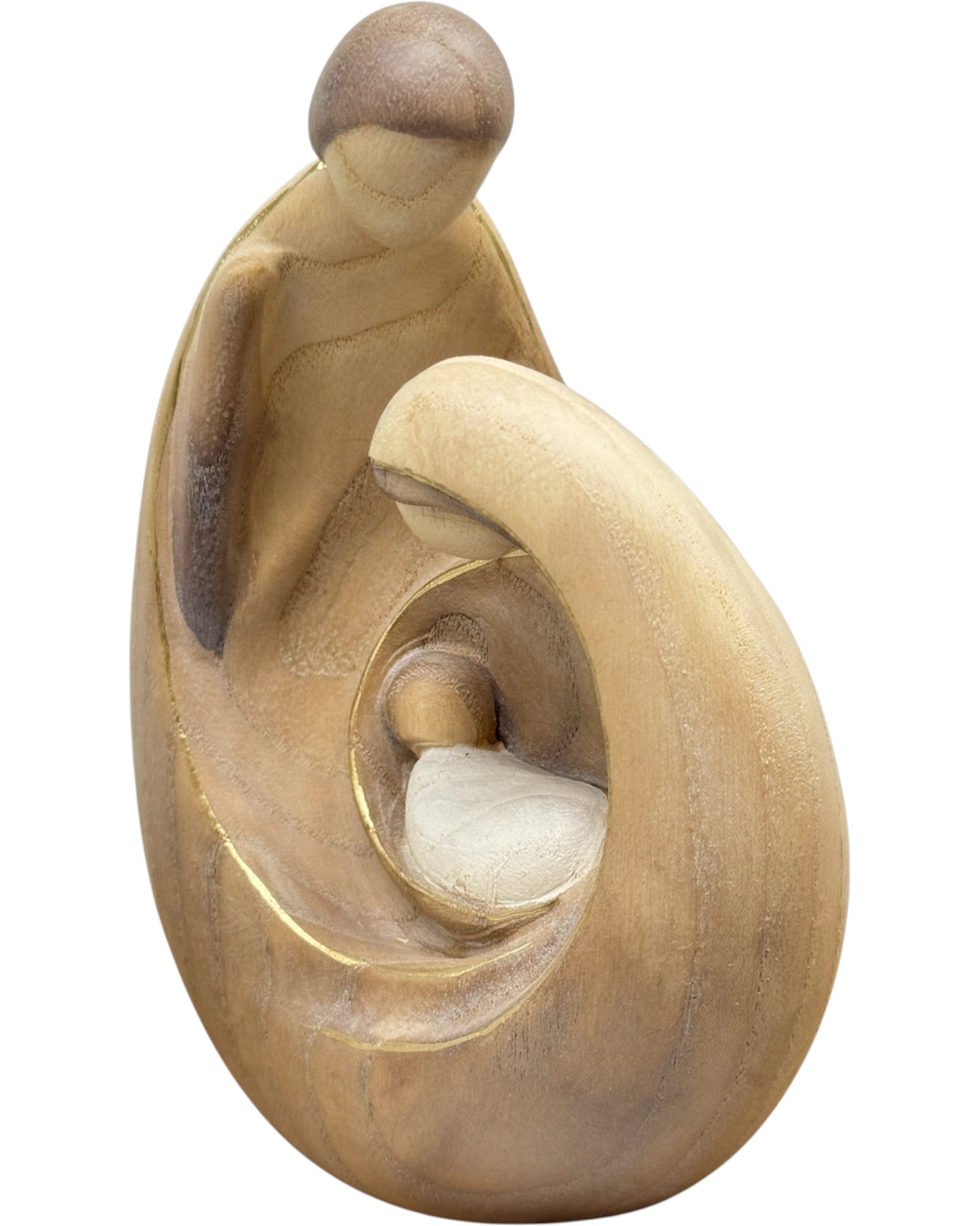 Nativity carved in Modern Style - color