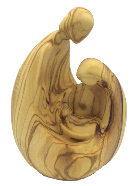 Nativity carved in Modern Style - color