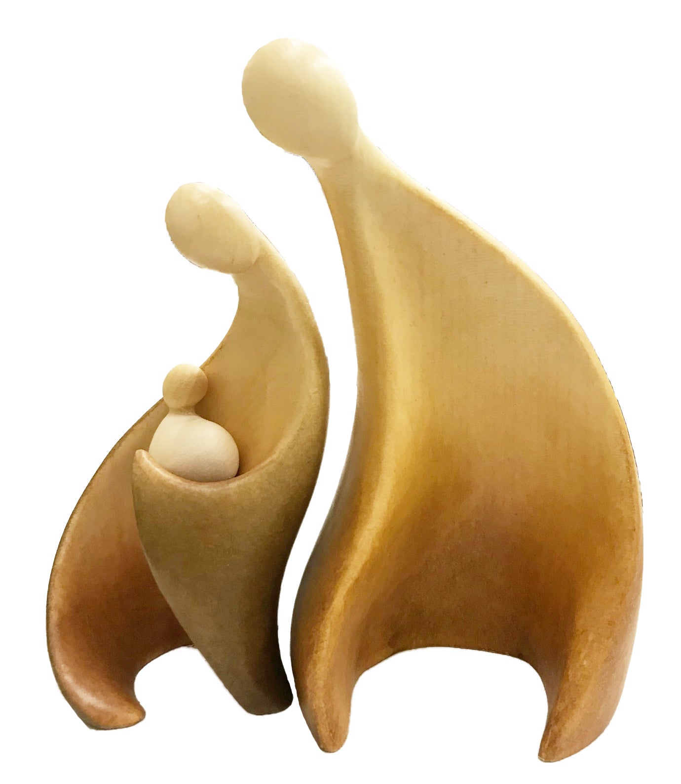 Modern Style Holy Family Nativity Scene - color