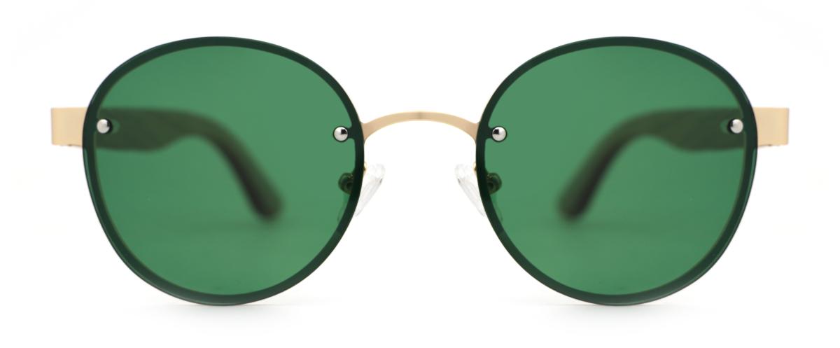Green lens sunglasses