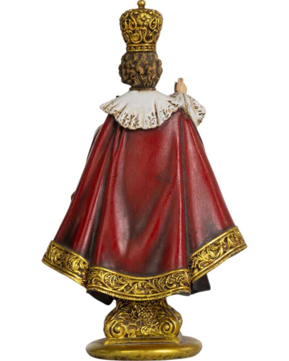 Niño Jesús de Praga de pasta de madera