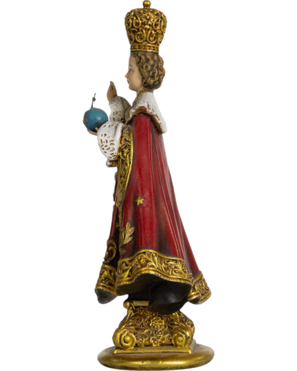 Niño Jesús de Praga de pasta de madera