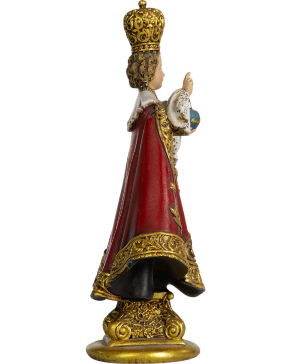 Niño Jesús de Praga de pasta de madera