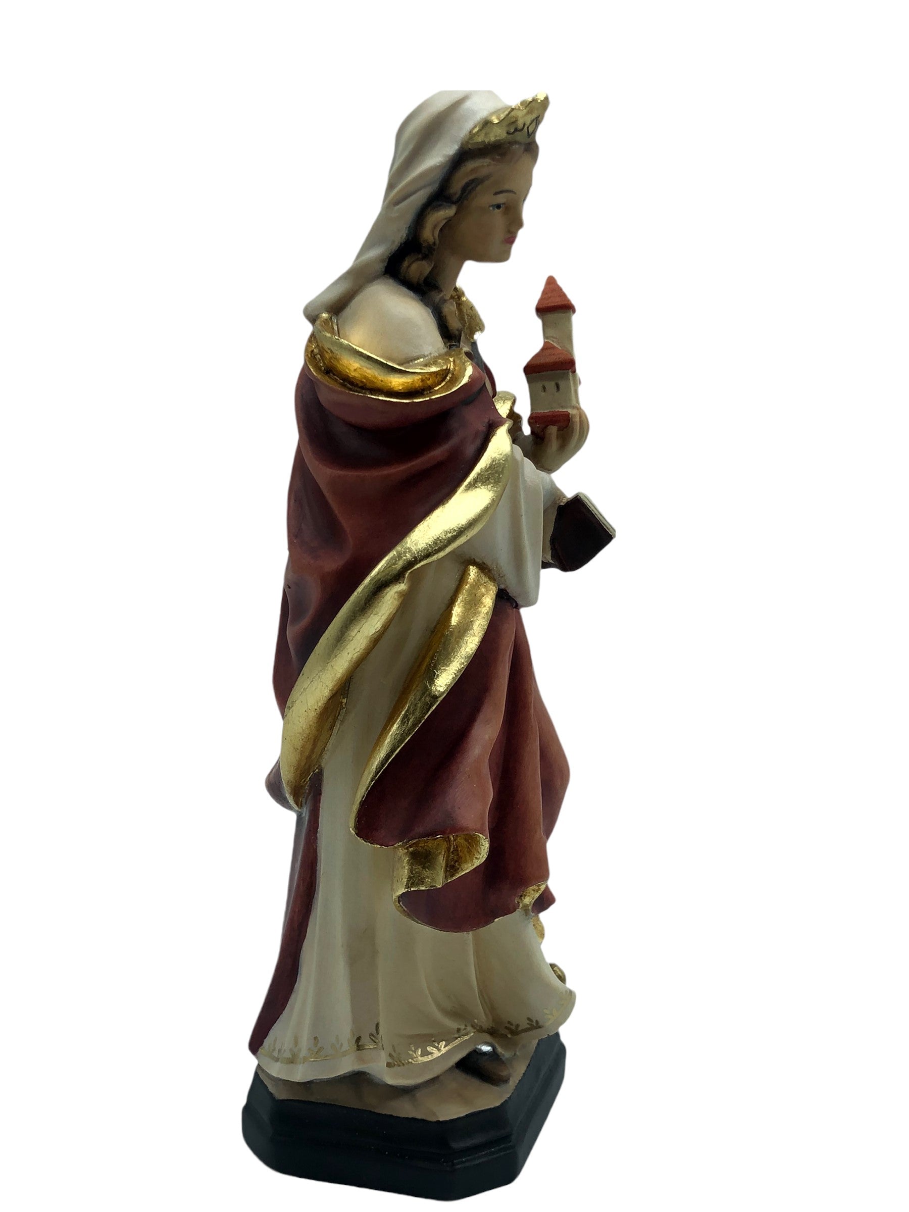 Santa Matilda scultura in legno