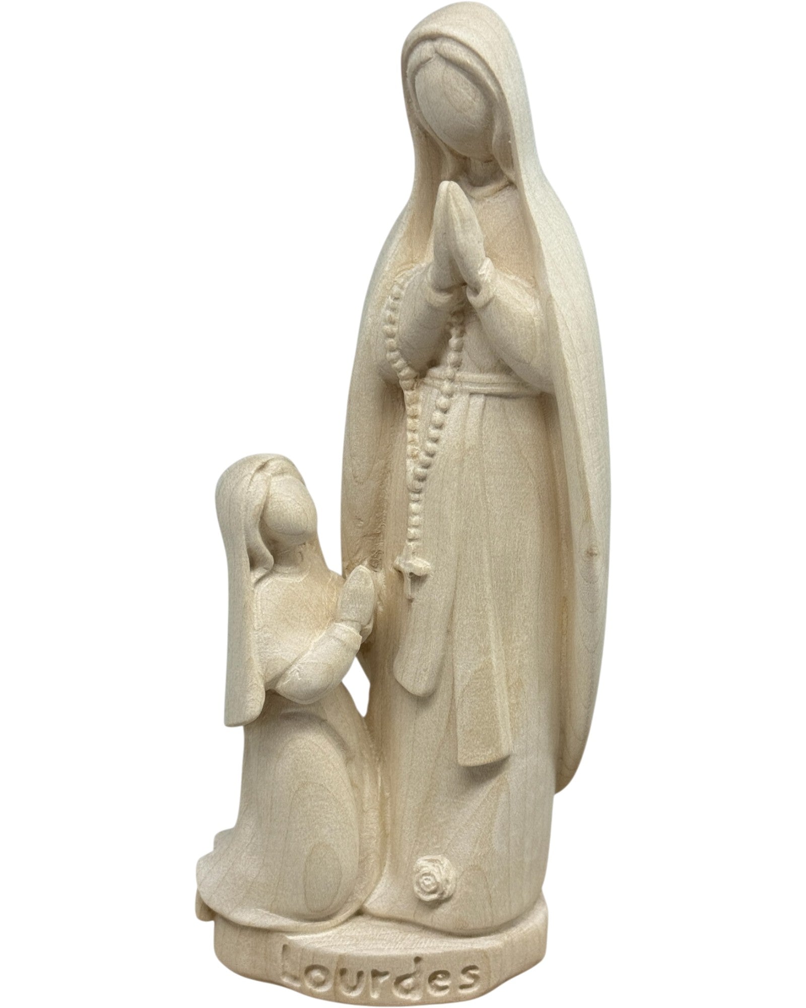 Our Lady of Lourdes with Bernadette - color