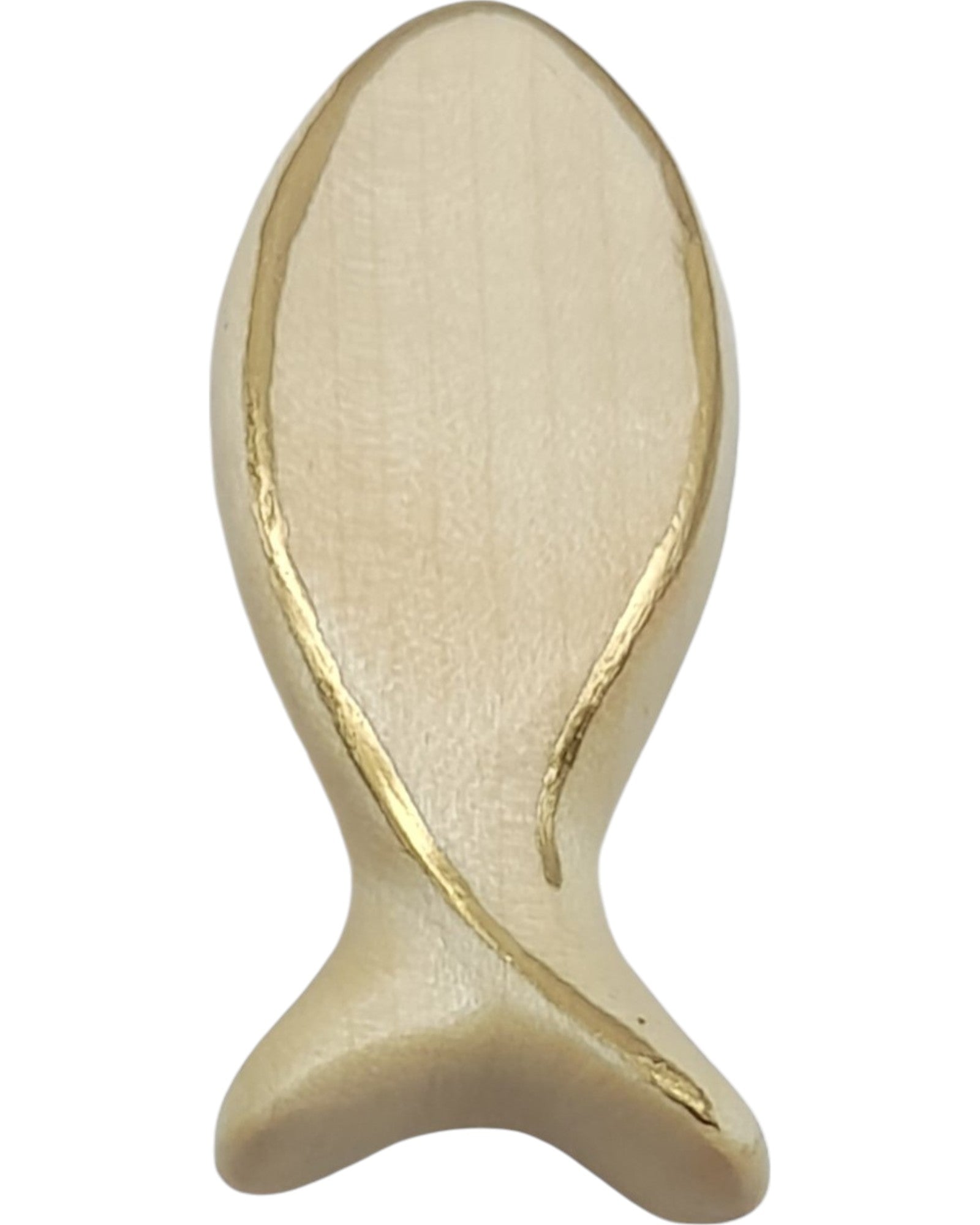 Holz Handschmeichler mit Fisch - Natur