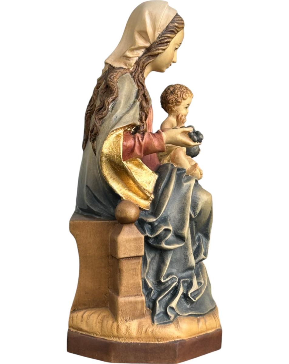 Our Lady of the Light in wood - color