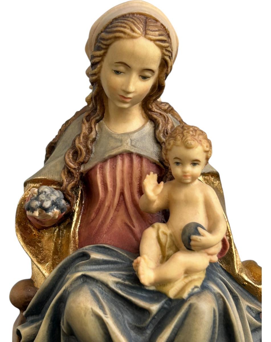 Our Lady of the Light in wood - color