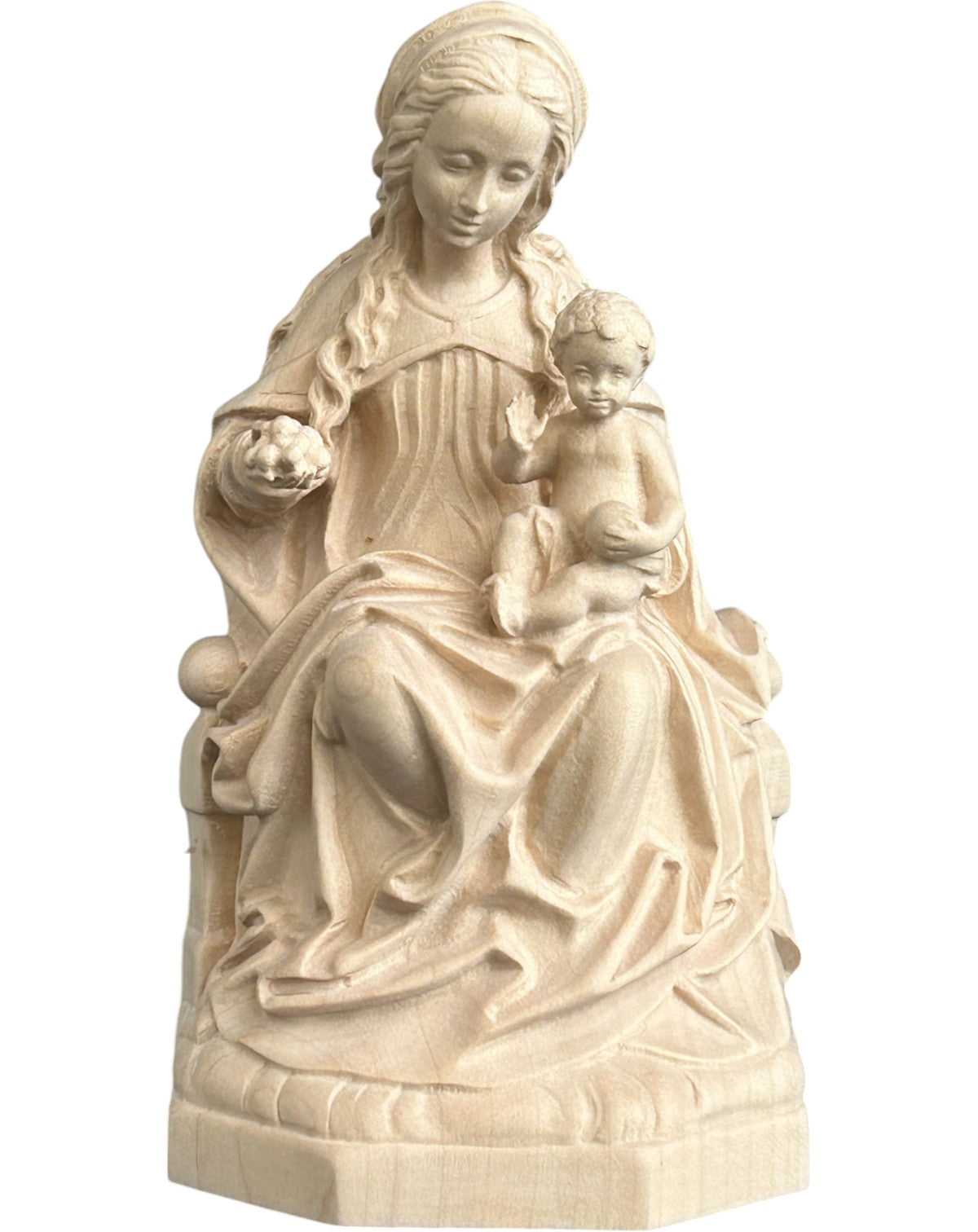 Our Lady of the Light in wood - color