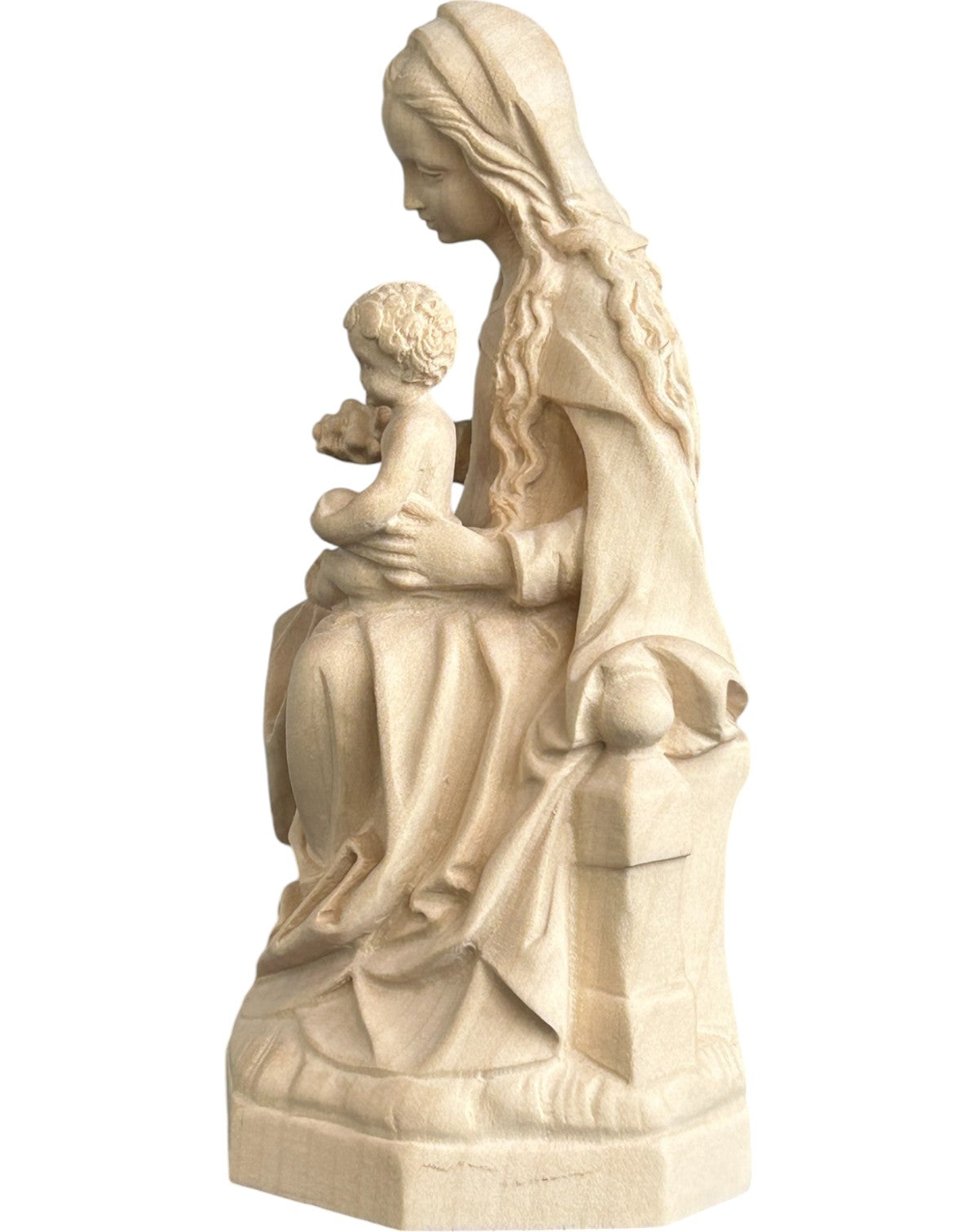 Our Lady of the Light in wood - color