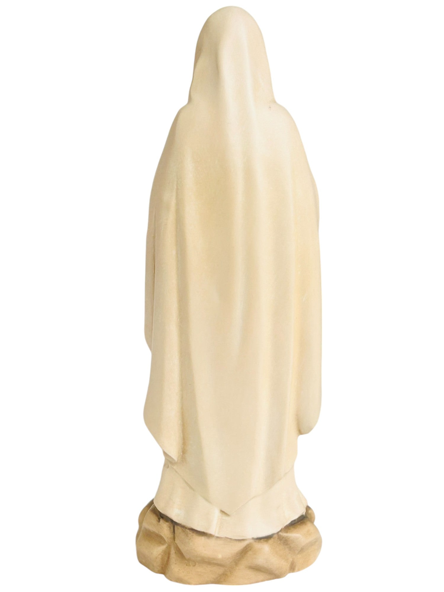 Our Lady Madonna of Lourdes Hand carved - color