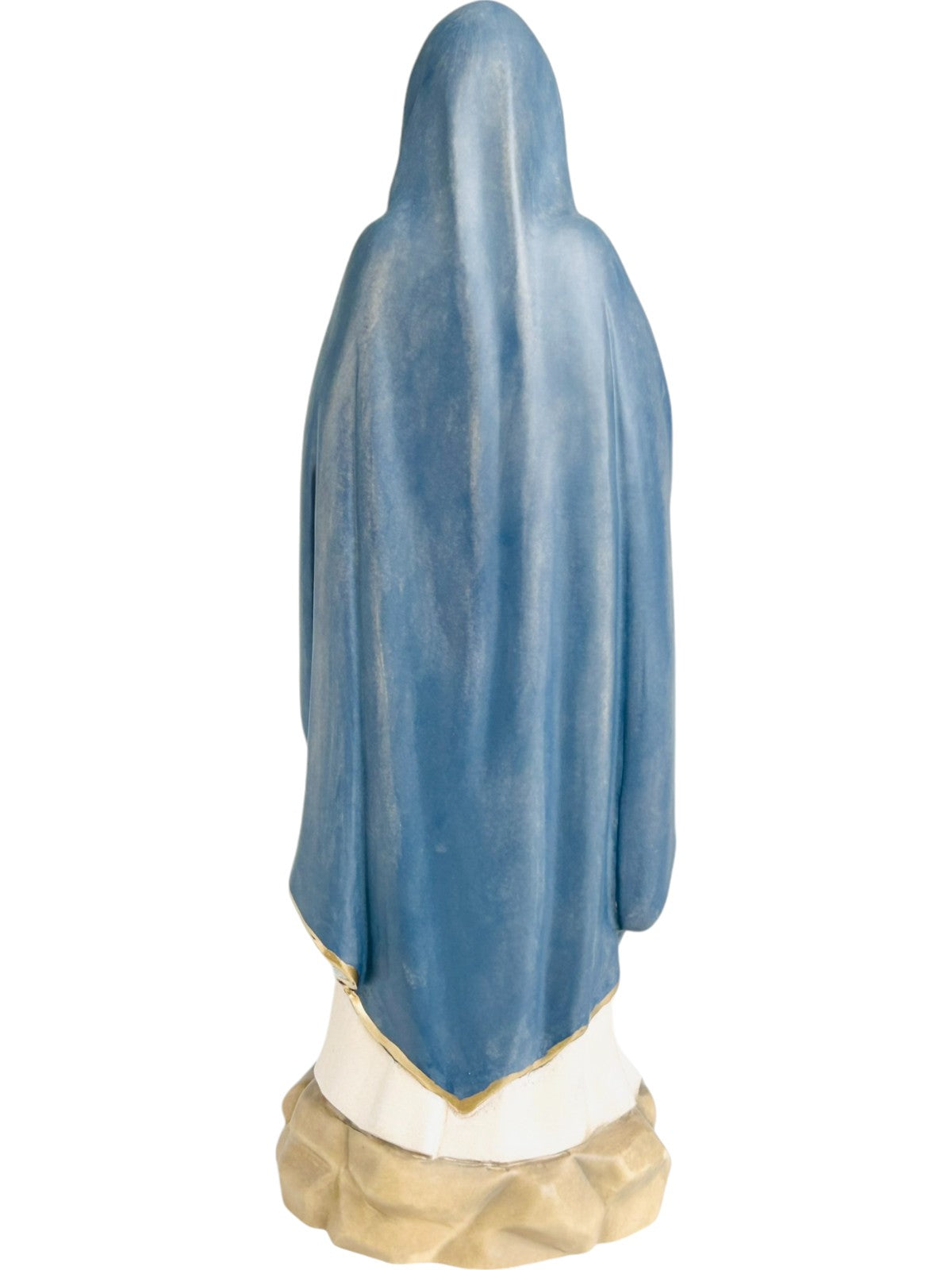 Our Lady Madonna of Lourdes Hand carved - color