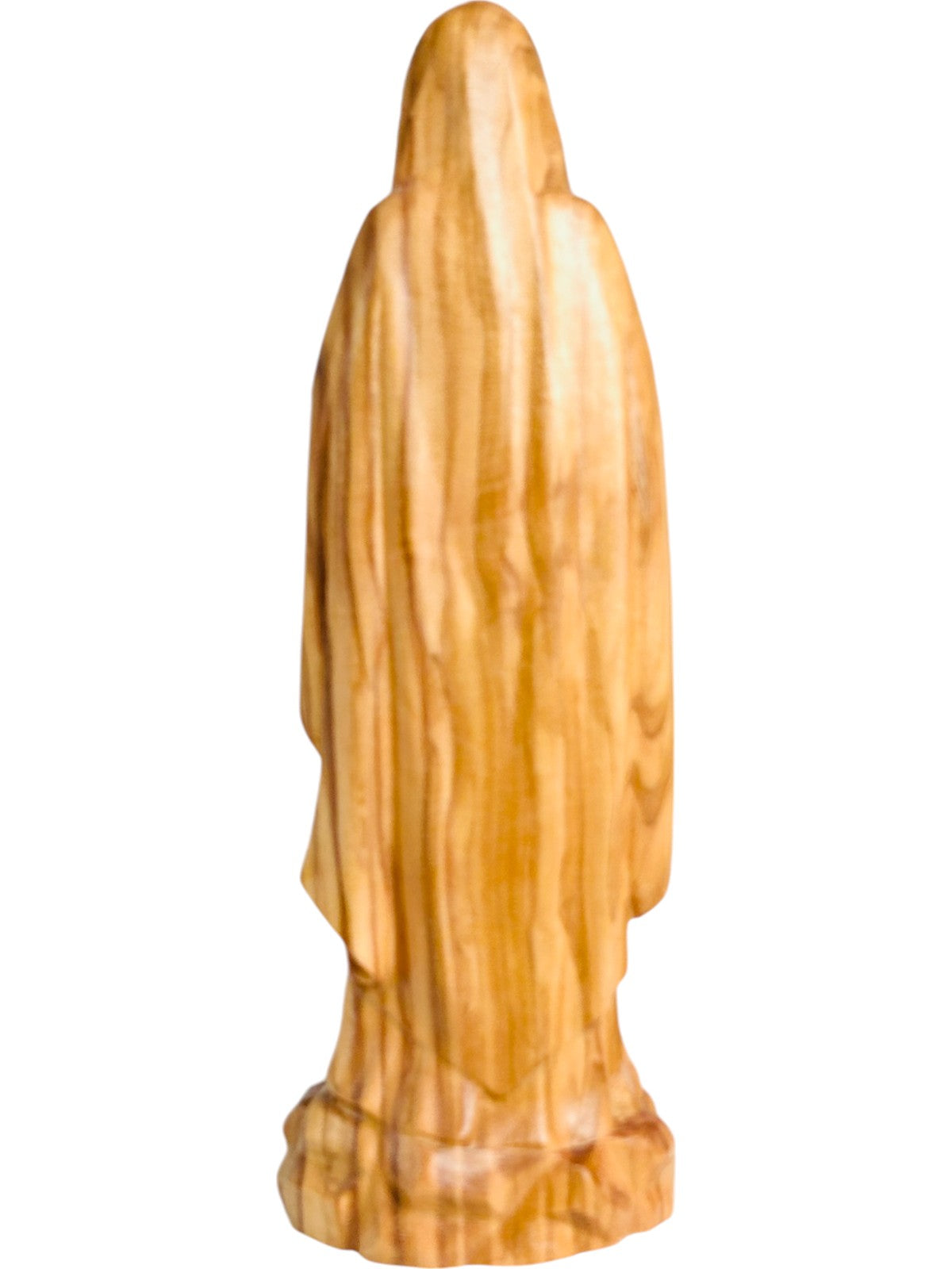 Our Lady Madonna of Lourdes Hand carved - color