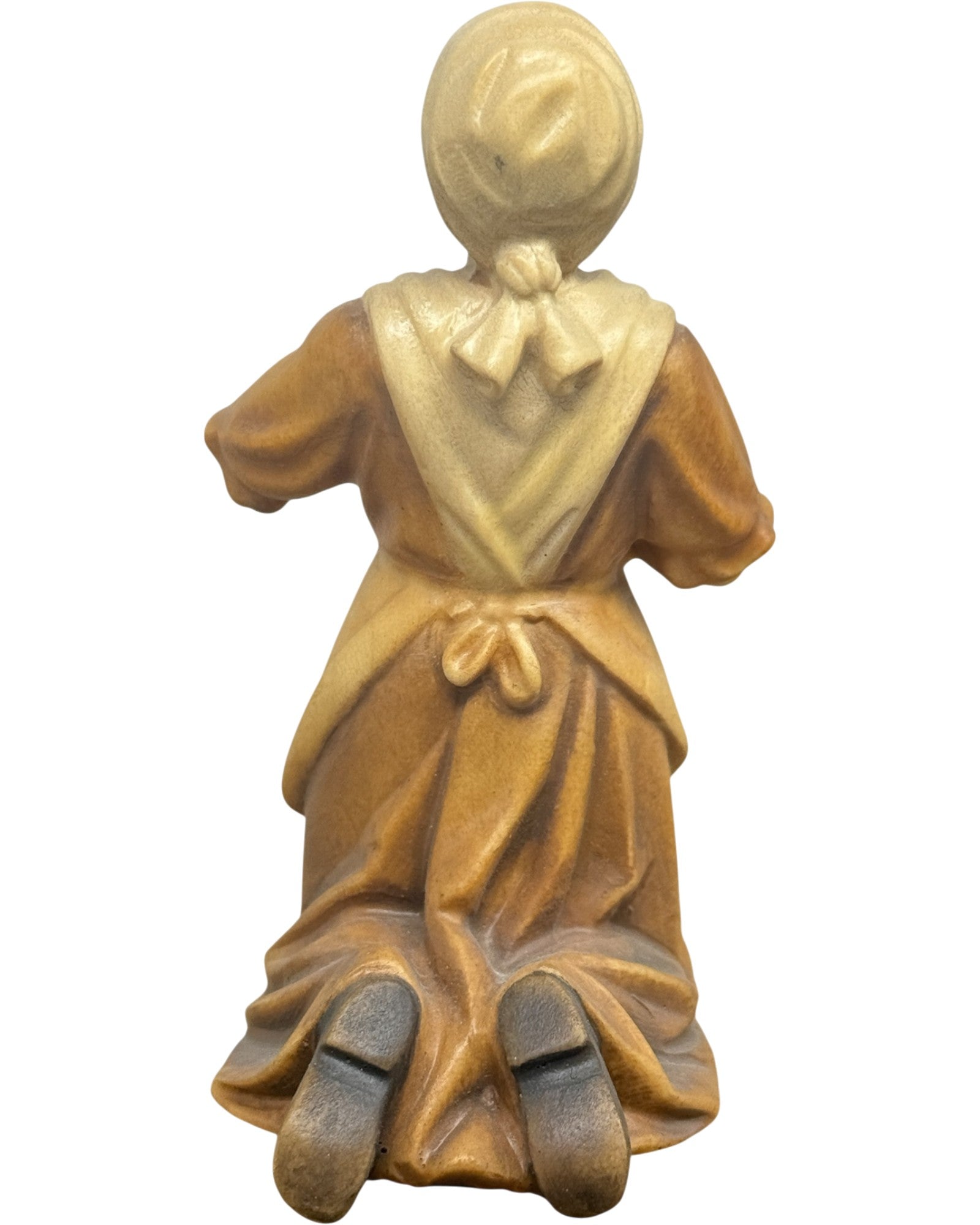 Bernadette tallada en madera