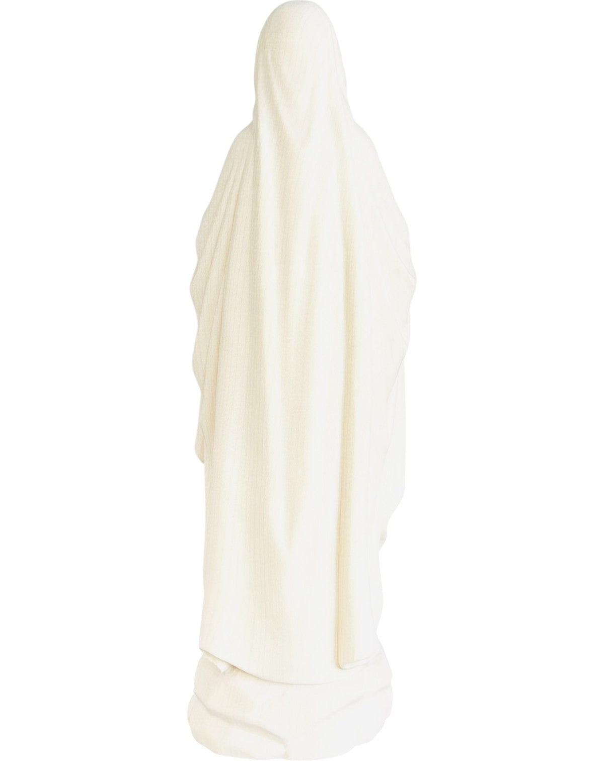 Our Lady of Lourdes wood carved - color