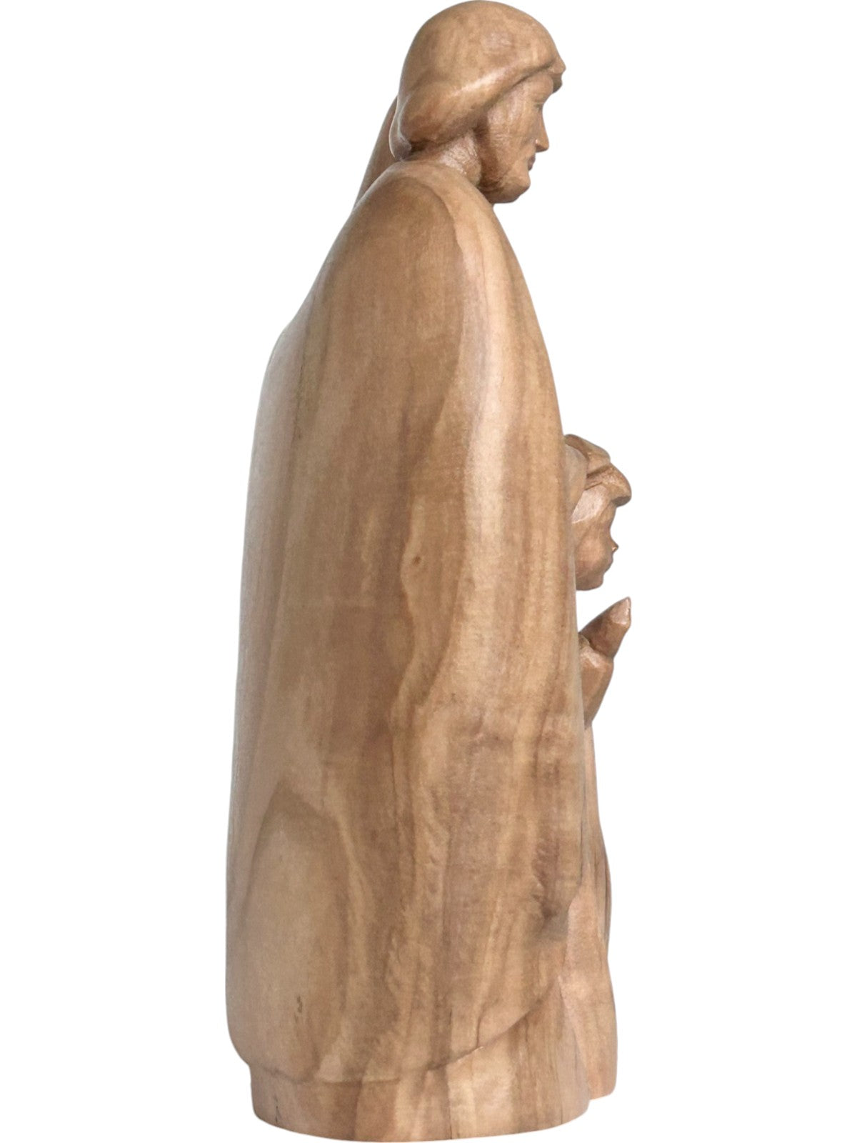 Nativity Set Standing carved wood - color