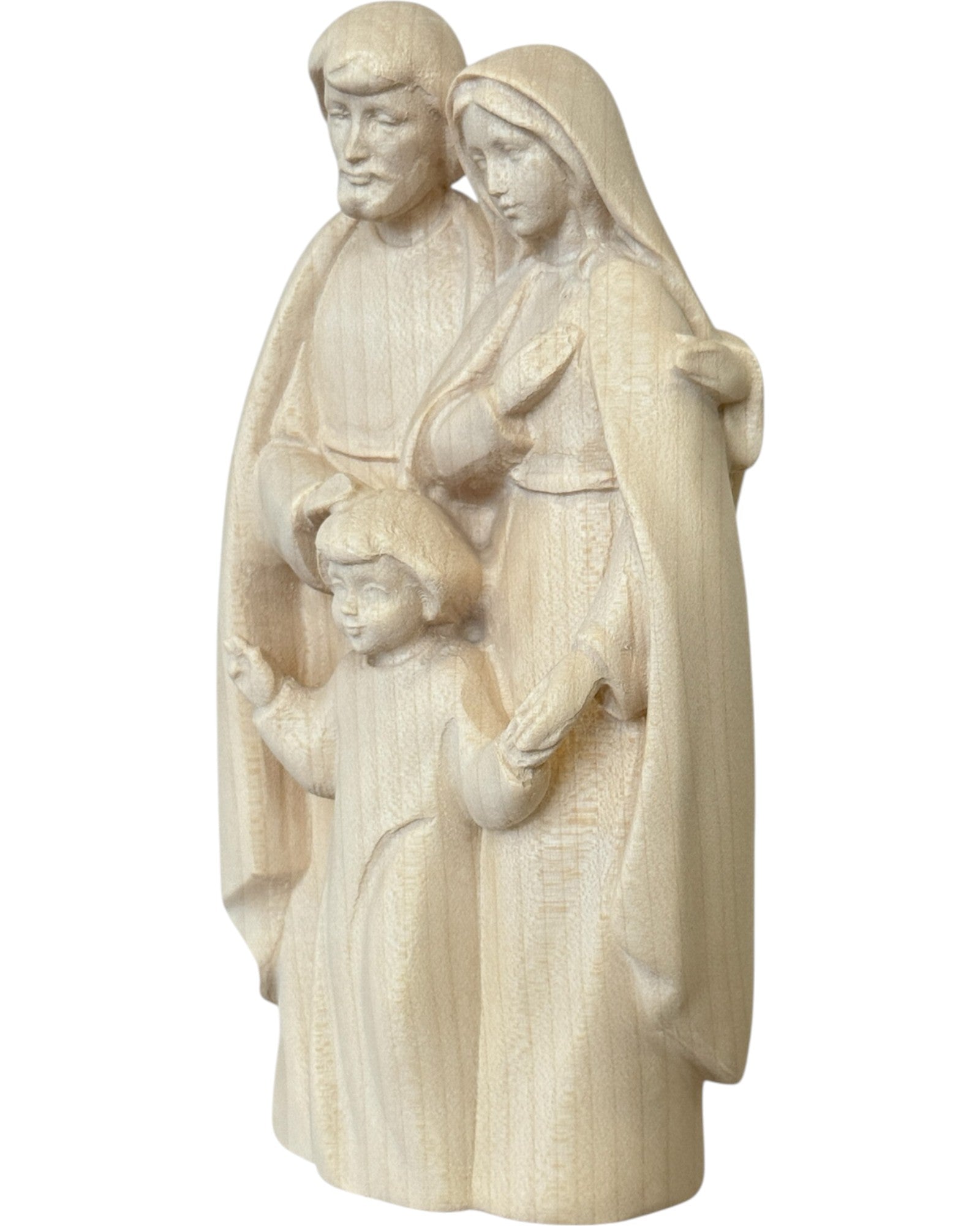 Nativity Set Standing carved wood - color