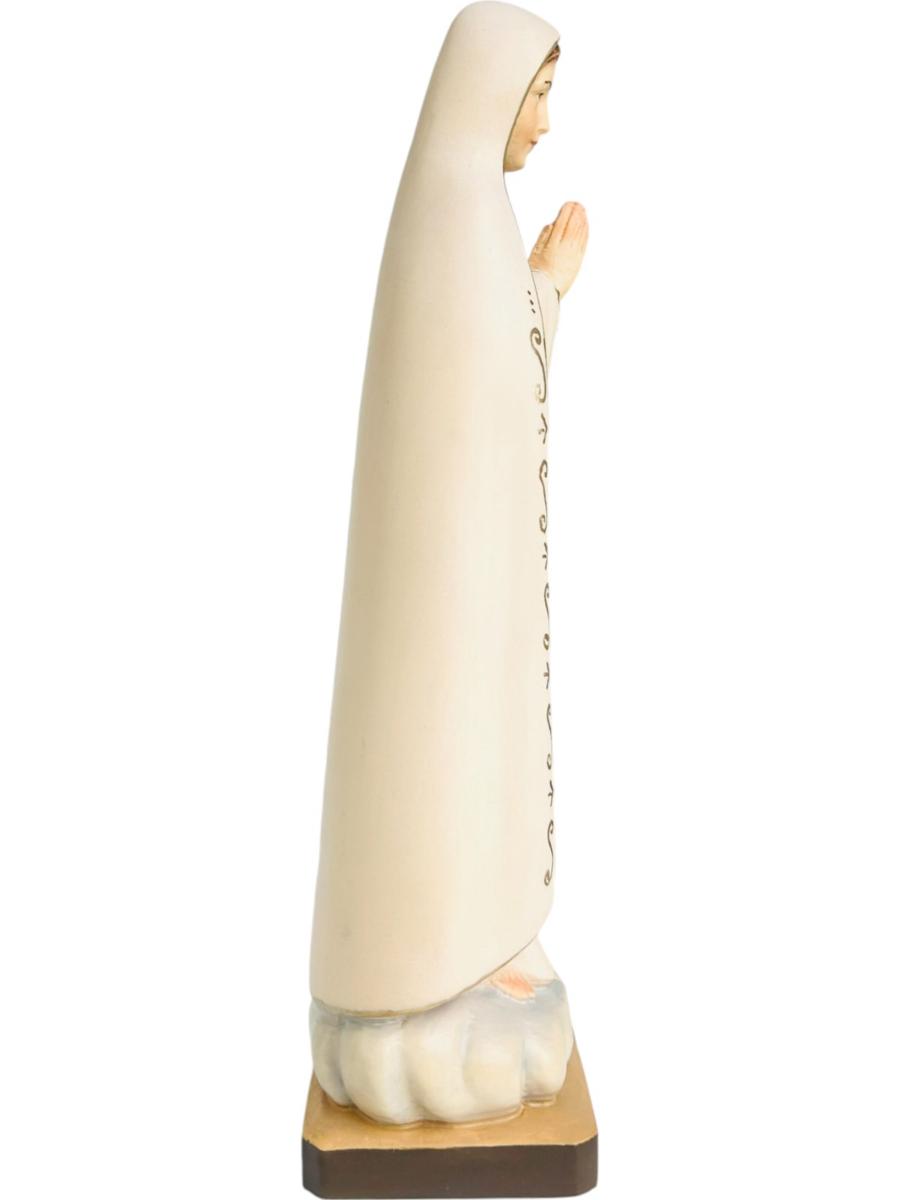 Madonnina di Fatima Pellegrina in legno scolpito