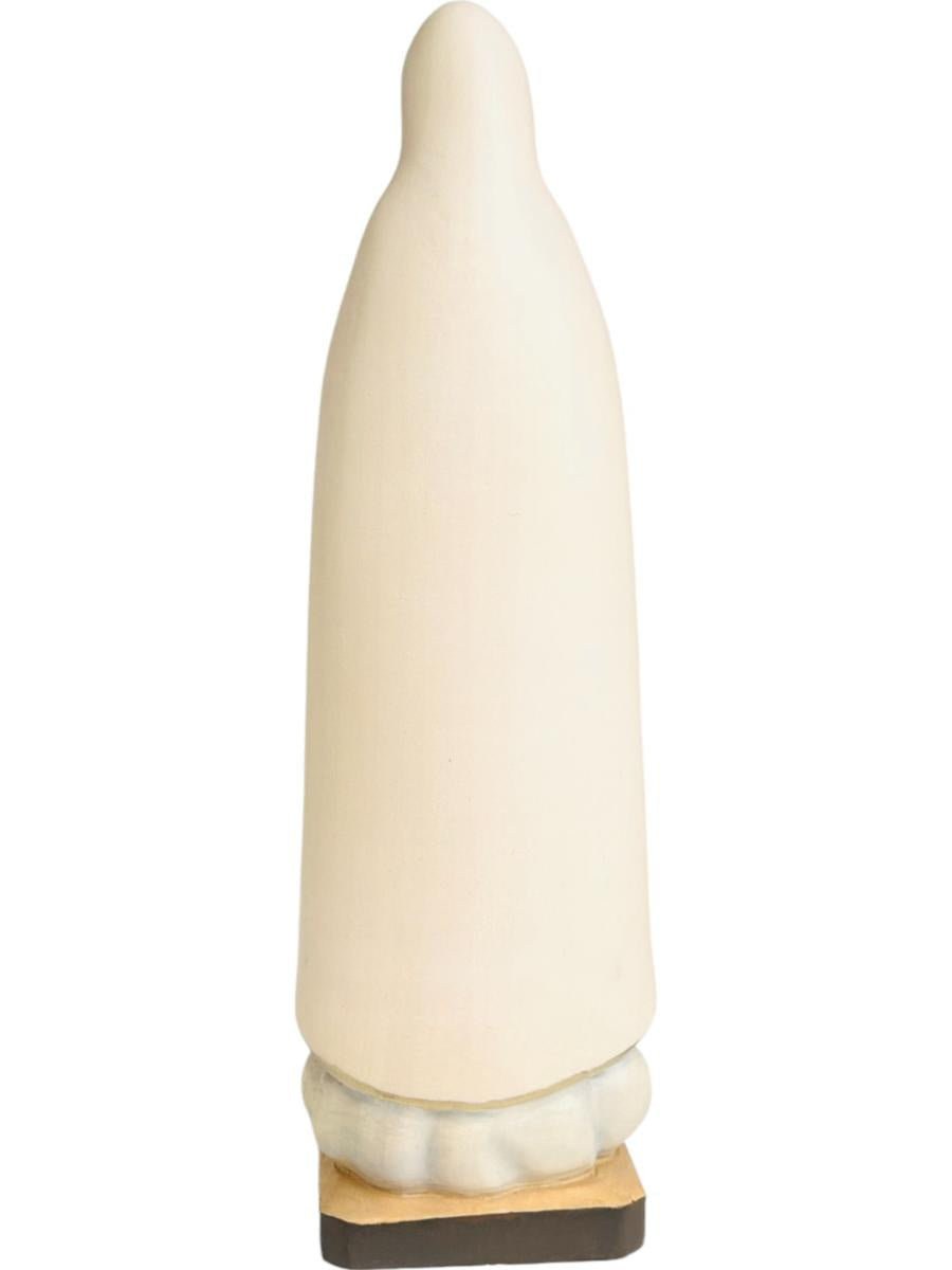 Madonnina di Fatima Pellegrina in legno scolpito