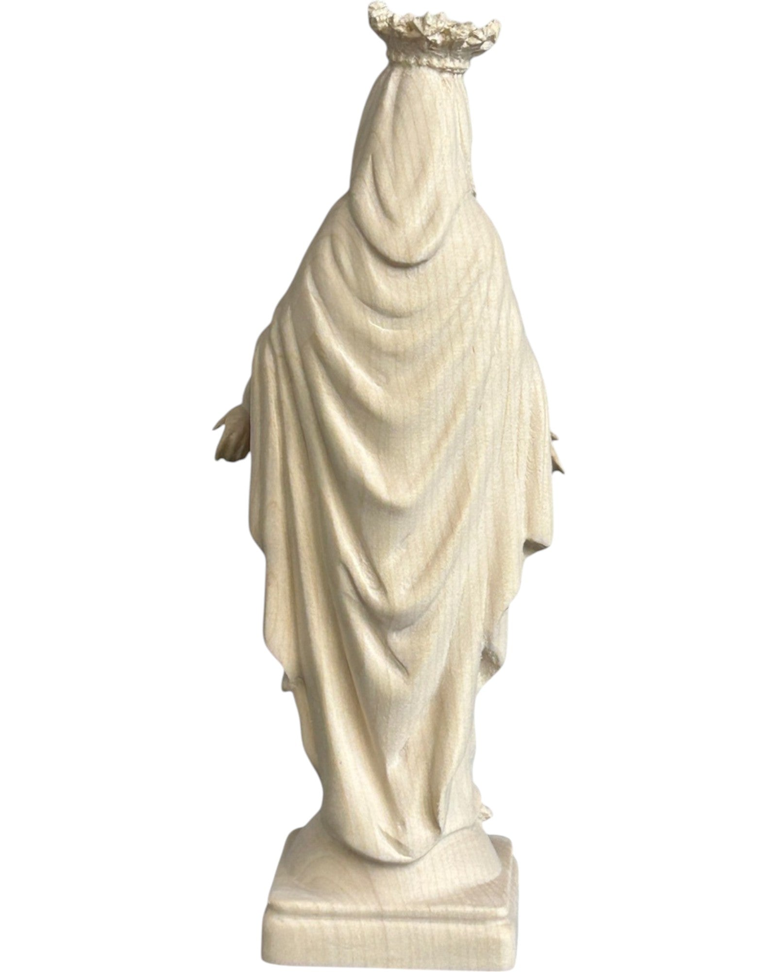 Miracolosa di legno con corona