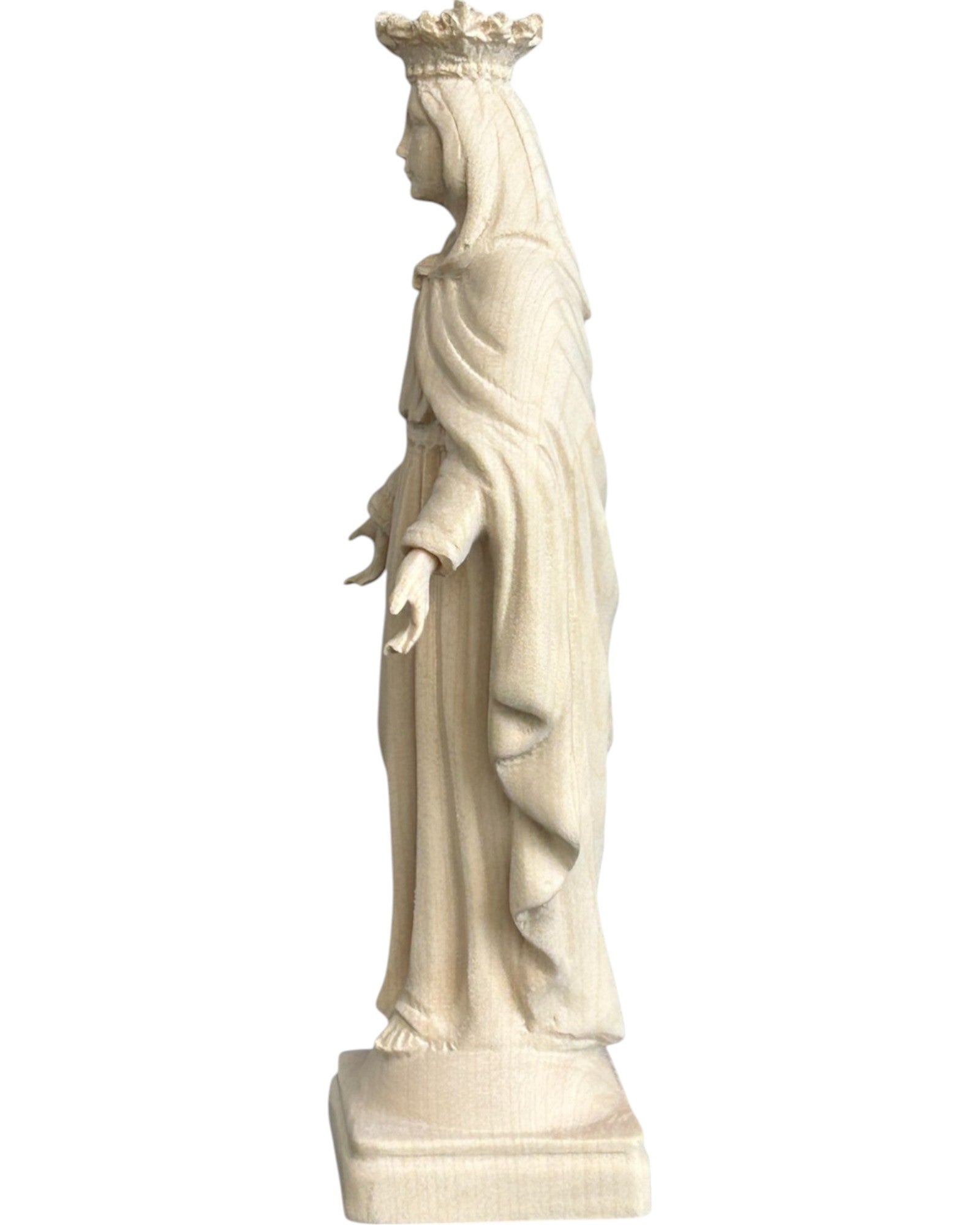 Miracolosa di legno con corona