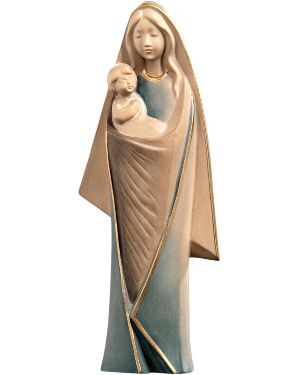 Madonna with Child Modern wood carved