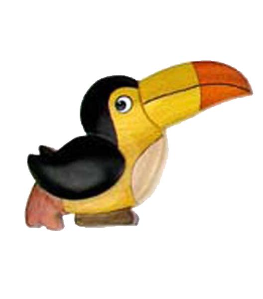 The parrot, Dolfi wood magnets