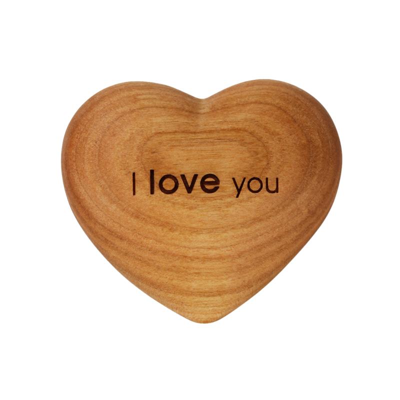 I Love you Cuore in legno