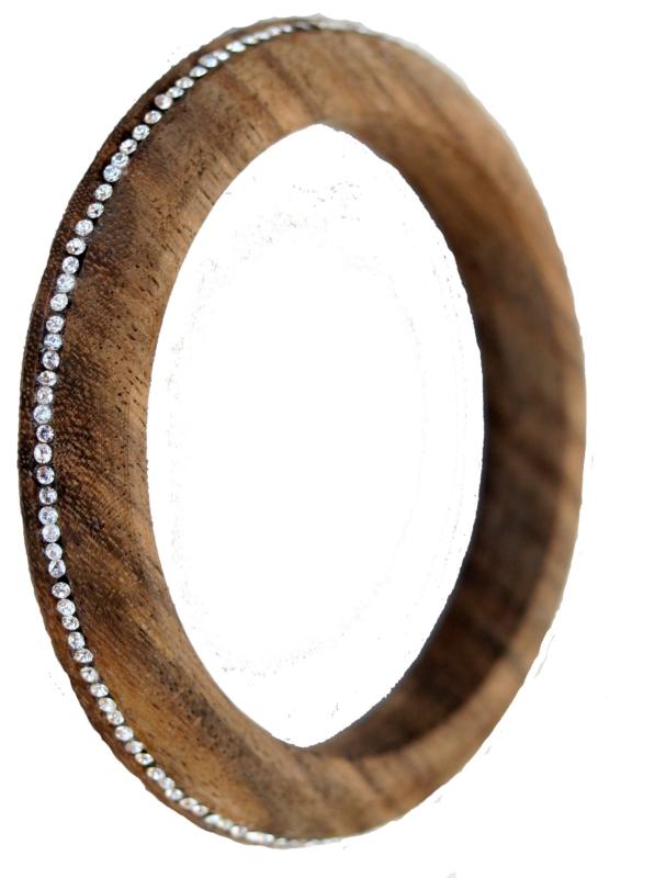 Pulsera con cristales de la Casa Swarovski blancos